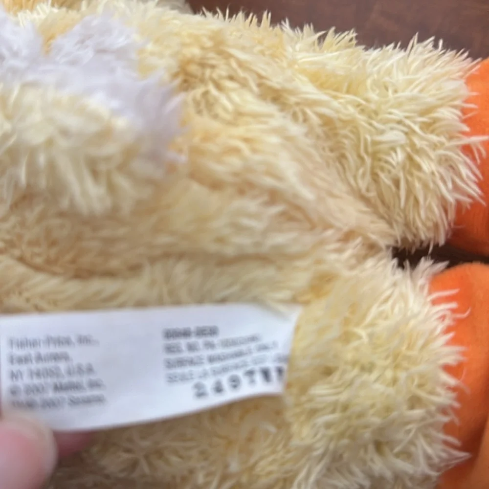 Sesame Street Chicken Dance Elmo Plush Yellow and Orange